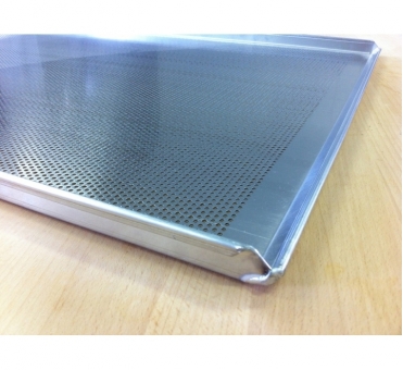 Pečný plech 750 x 500 mm, síla 2 mm, AlMg3, rovný plný s prolisem